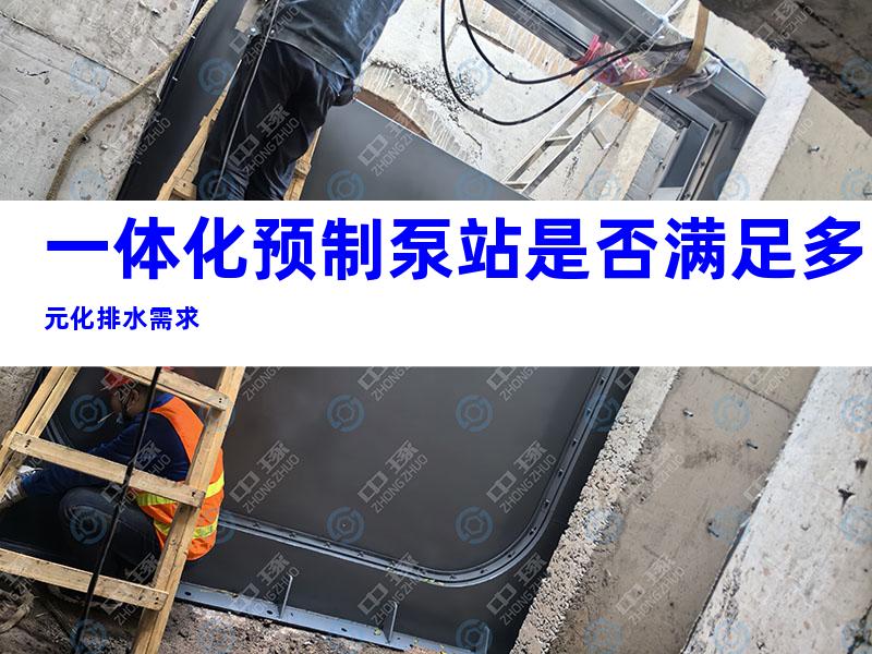 一体化预制泵站是否满足多元化排水需求